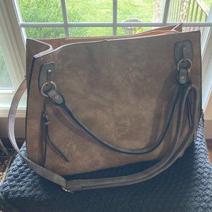 Suede boutique bag